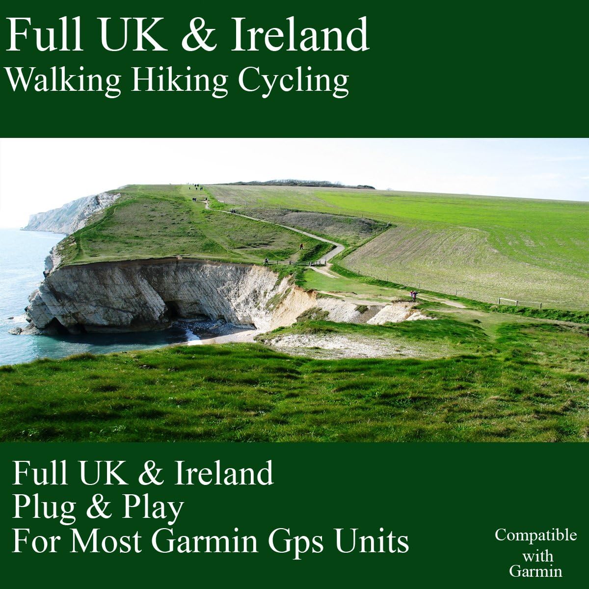Full Great Britain UK Ireland Topo Map for Garmin devices - Walking, hiking, climbing & Mountain Biking - Original only by mapmanGPS.