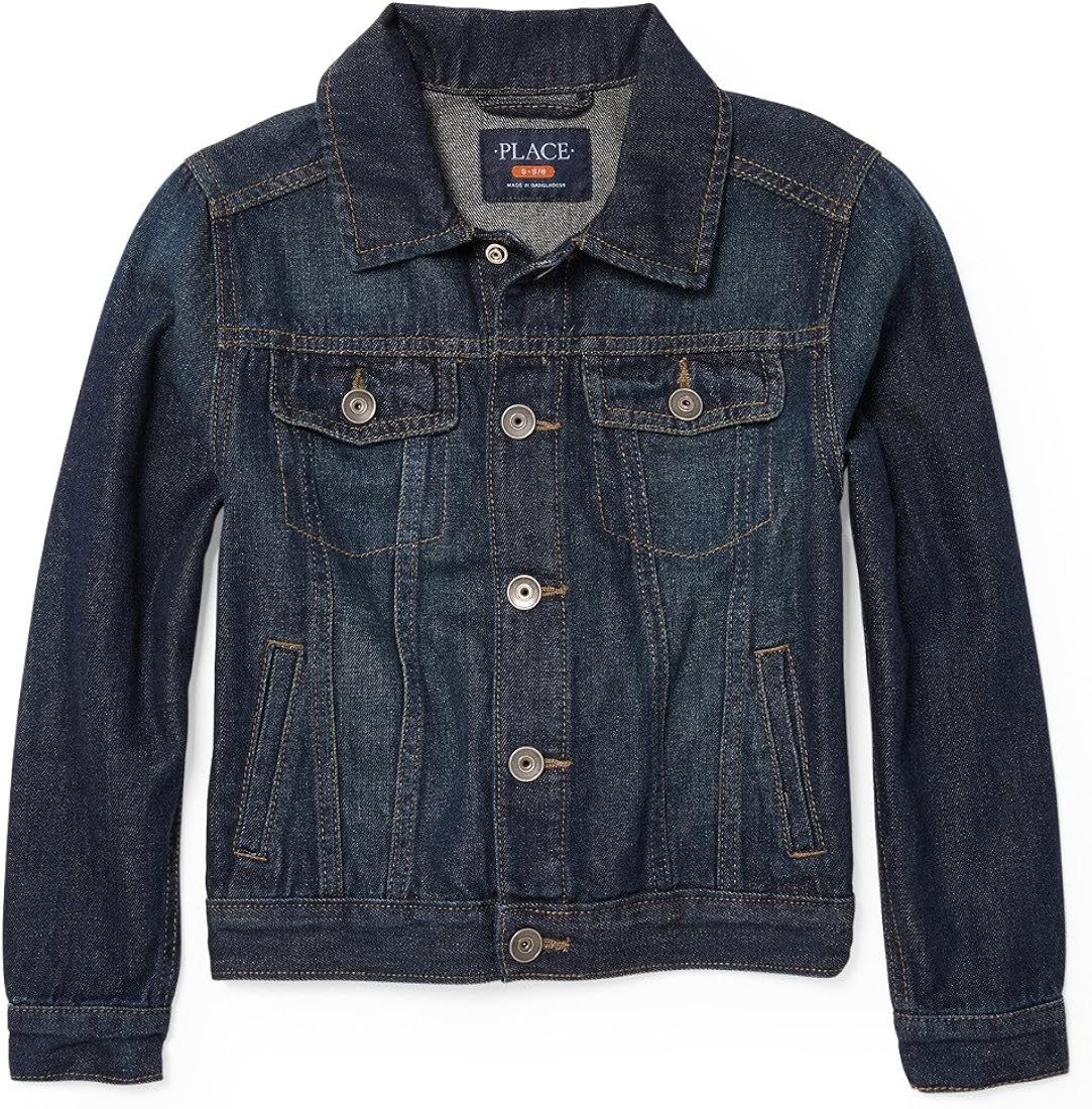 The Children's Place Boys' Denim Jacket: Clothing