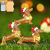 KAiSnova Dachshund Dog String Light 10ft 30 LEDs Dachshund Dog Christmas Light with Remote Control and Timer Sausage Dog Indoor and Outdoor Wedding Birthday Party Christmas Tree Decoration Lights