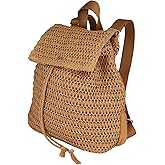 Roxy Spotless Sunnies Backpack | Straw | Beach | Vacation | Travel | Eco-Friendly | Lightweight | Natural
