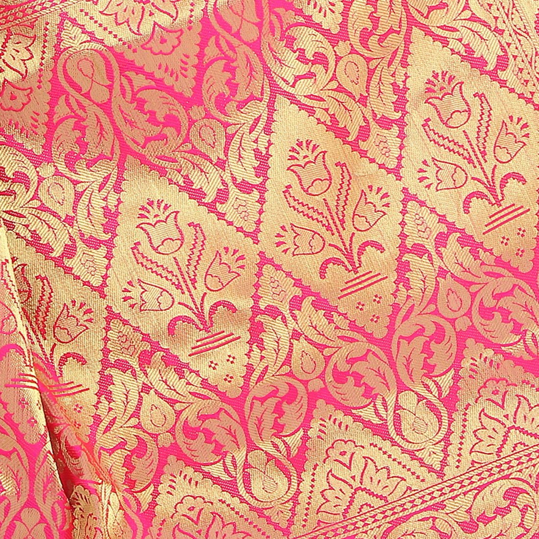 kalapy fashion women's banarasi silk saree with blouse piece
