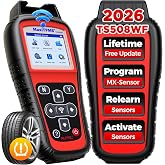 Autel MaxiTPMS TS508WF TPMS Programming Tool, TPMS Relearn/Activate/Scan | 2026 Wifi Ver. of TS508/TS408/TS501 PRO, Program Autel MX-Sensor 315+433MHz, TPMS Scan Tool Read/Clear DTCs,Free Update