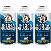 HVAC Guys AC Refrigerant R134a Replacement - Eco-Friendly, 100% Natural Hydrocarbon Gas - R-134a Replacement in a 6-Ounce self-Sealing Container
