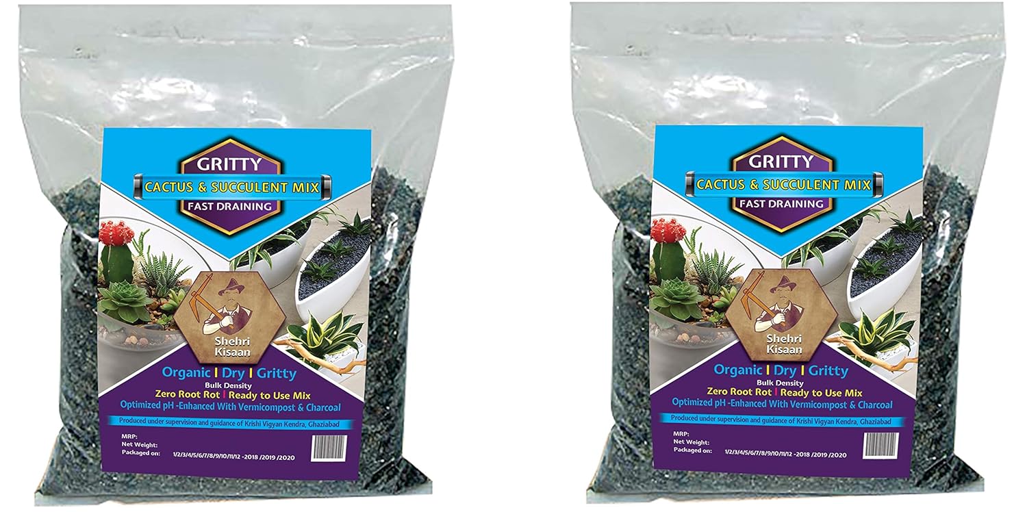 Shehri Kisaan Organic Cactus Succulent Mix 10kg Amazon In Garden Outdoors