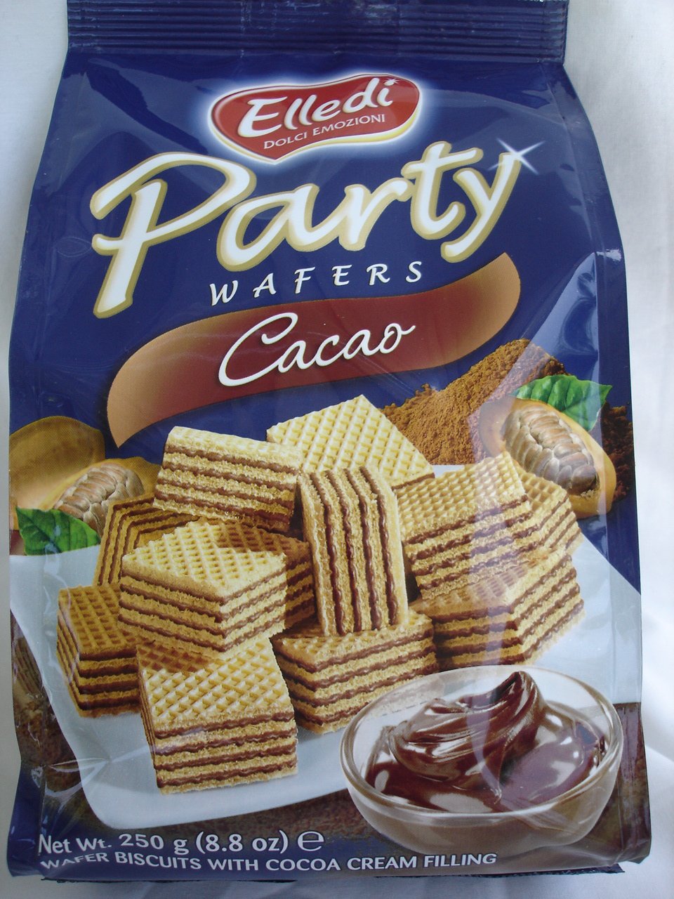 Elledi Party Wafers Cacaoflavored Italian Wafers