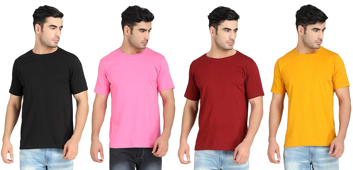 plain round neck t shirts