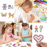 Tyrzol 15pcs Fuse Bead Pegboards Clear Animal Heart Shapes Craft Tray DIY view 7