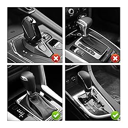 Gear Shift Knob with 4 Adaptive Parts,Leather 5