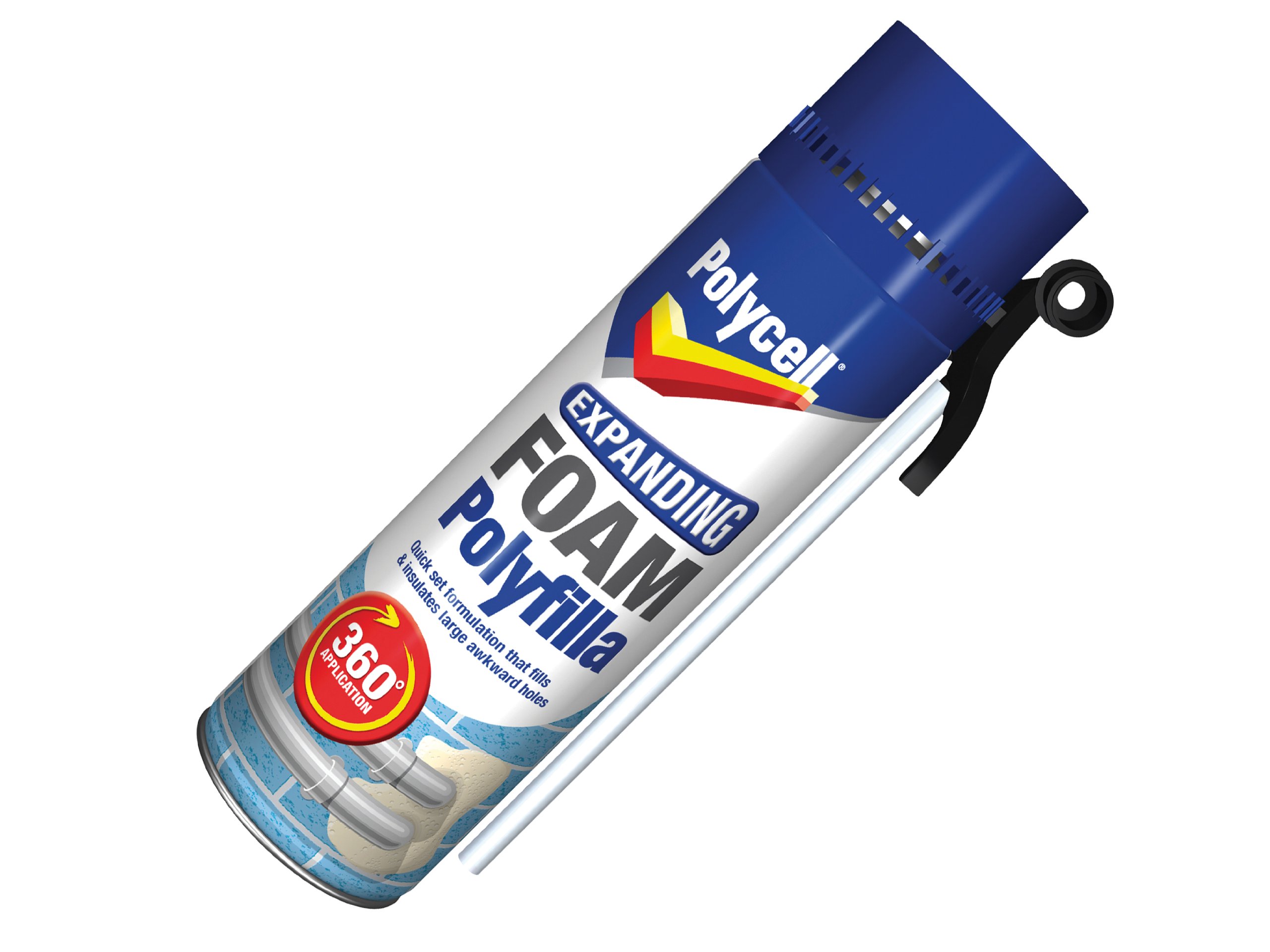 Polycell EFFGG500 500ml Expanding Foam Filler Gap Gun