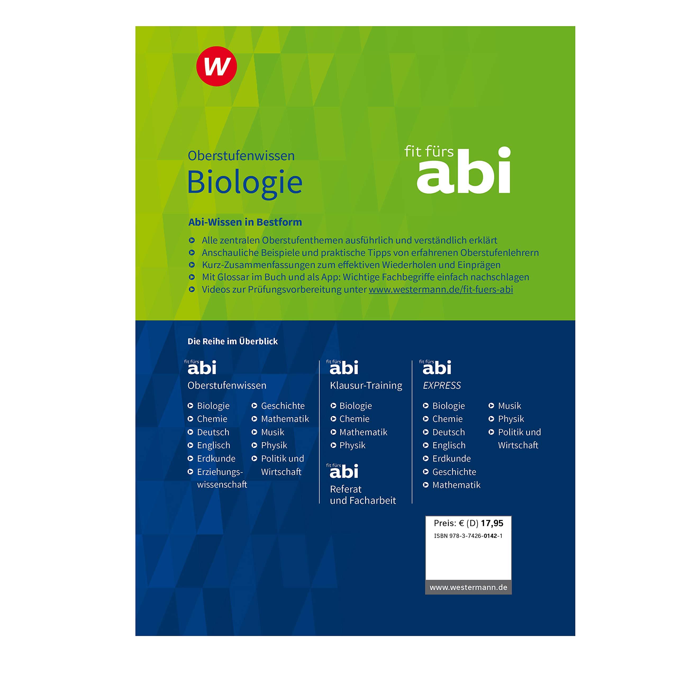 Fit Furs Abi Biologie Oberstufenwissen Uhlenbrock Karlheinz Walory Michel 9783742601421 Amazon Com Books