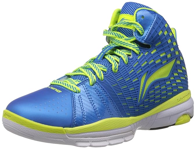 Buy LiNing Men's Blue and Yellow Basketball Shoes 10 UK at Amazon.in