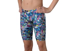 FLOW SWIM GEAR Flow Funky Jammers for Boys - Swim Jammer Swimsuit for Practice and Competition Swimming in Size 21 to 32