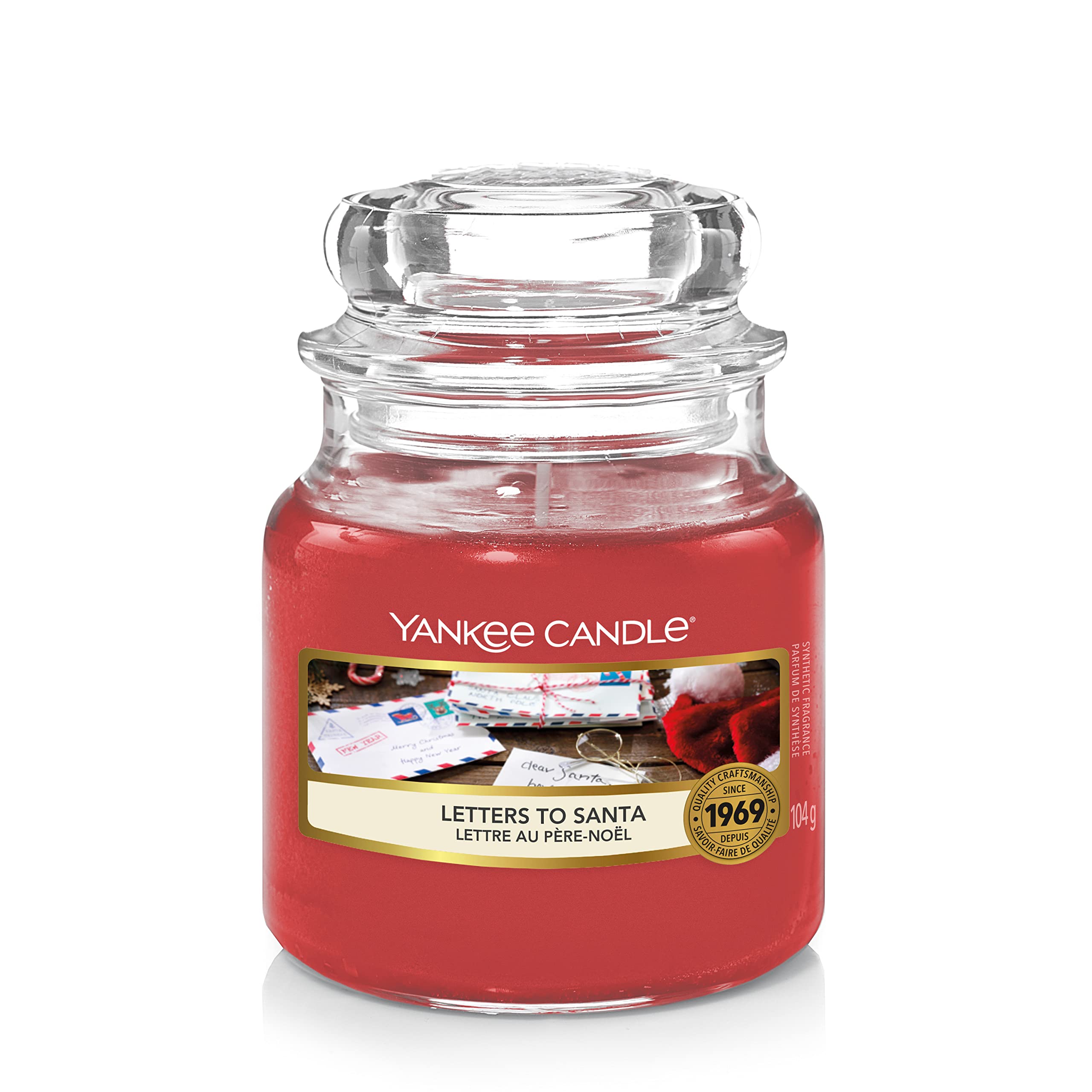Yankee Candle Classic Large Jar, Wax, Red, Small