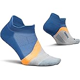 Feetures Elite Light Cushion No Show Tab Athletic Ankle Socks - Sport Sock with Targeted Compression
