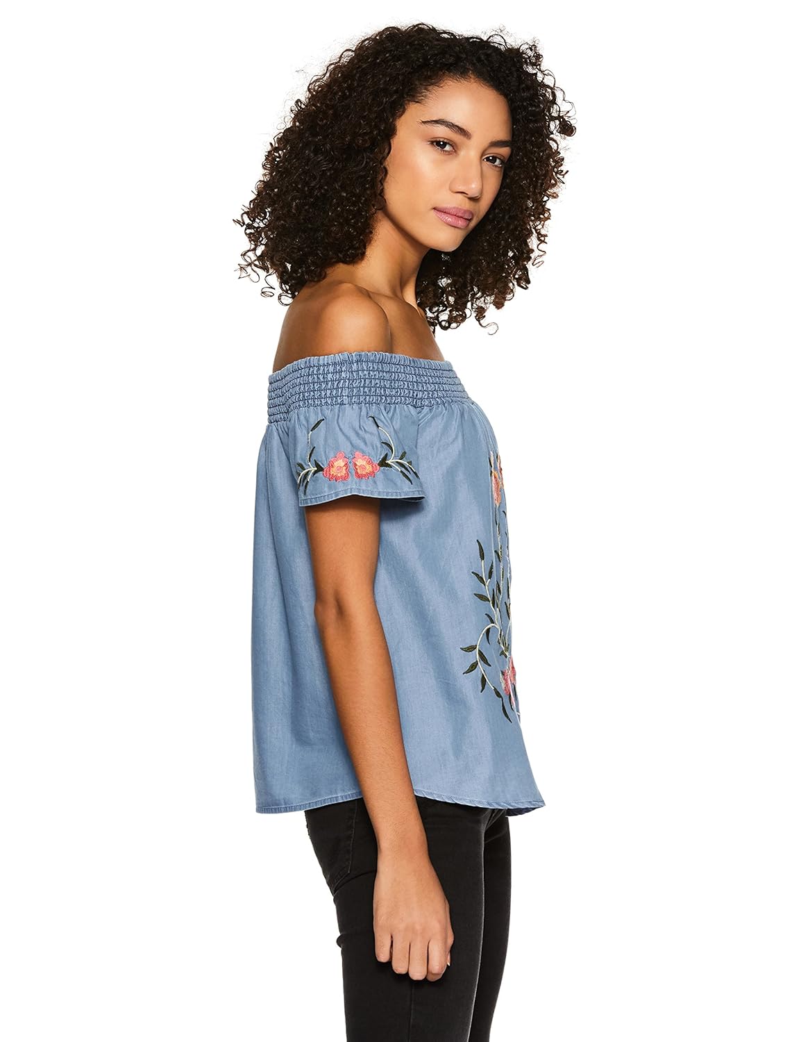 dj&c by fbb women's plain regular fit shirt