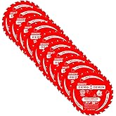 Diablo Demo Demon 7‑¼″ x 24‑Tooth Ultimate Framing & Demolition Saw Blades, 10‑Pack - Lock‑Tooth, Thin Kerf, Long Life - D072