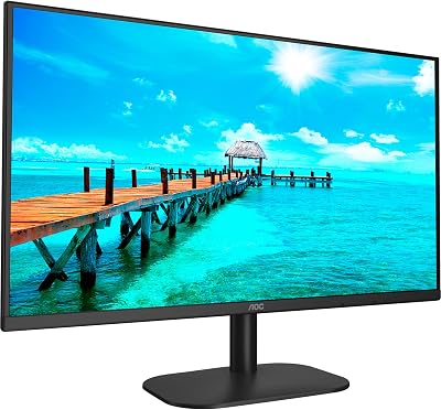 AOC 24B2XDAM 24 Inch FHD Monitor 75Hz VA 4ms Frameless HDMI VGA DVI