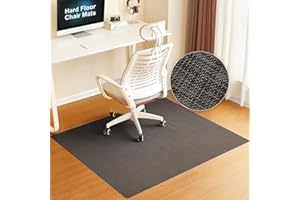 BAGAIL BASICS BAGAIL Office Chair Mat for Hardwood Floor, 35"x47" Heavy Duty Computer Chair Mat - Fast Flat & Smooth Glide - Non-Slip Desk Chair Floor Protector for Home Office - Dark Brown