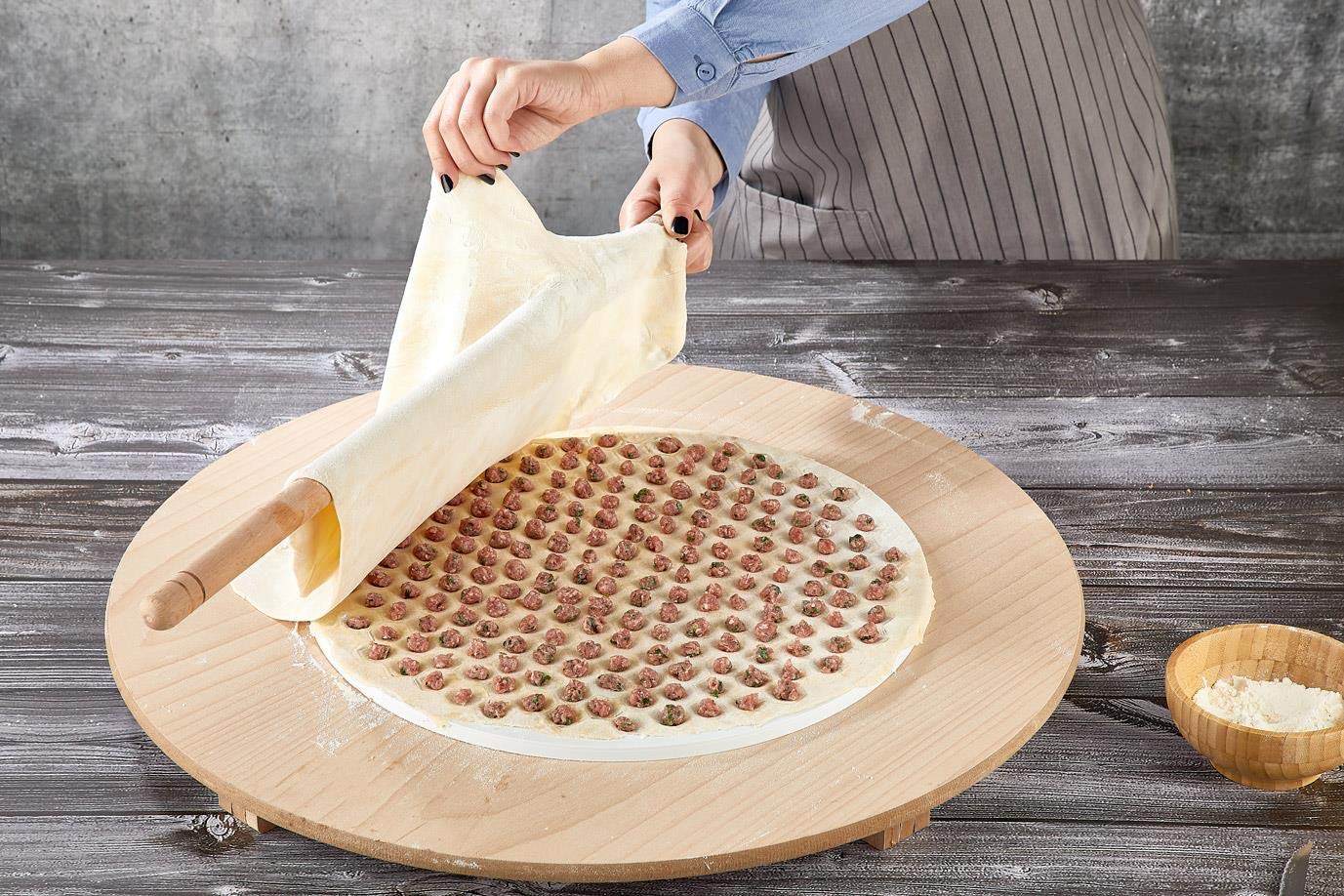 Vip Ahmet Manual Pasta Machine White Standard