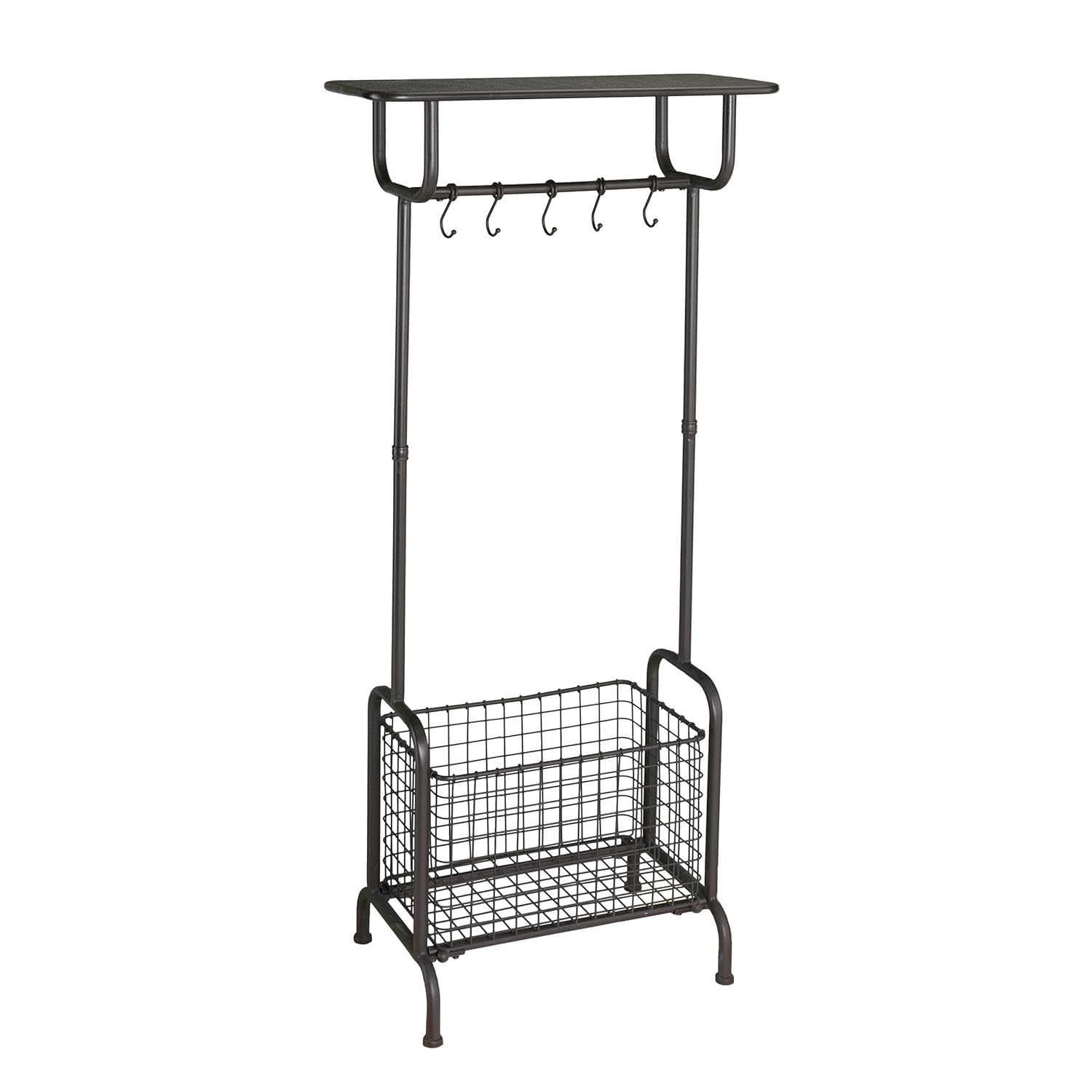 Best Farmhouse Coat Rack With Basket