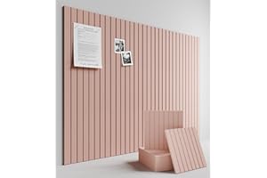 Fluxynara Large Felt Bulletin Board 48" x 36" Cork Board Alternative-12 Pack with 70 Safe Removable Adhesive Tabs, Cork Boards for Walls Cork Board for Home Office Classroom Pin Board (Pink)