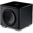 REL HT/1003 MKII 10-Inch Powered Subwoofer – Compact Design with Class D Amplifier for Deep Bass in Home Theater, Stereo Systems, and Surround Sound – Line Grained Black Finish