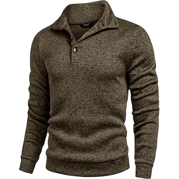 Pull Col Rond Homme COOFANDY – Maille Fine Légère, Doux & Confortable – Pull Tricoté Décontracté Ou Chic Automne/Hiver