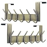 Dseap Over The Door Hook Hanger - 6 Hooks Over Door