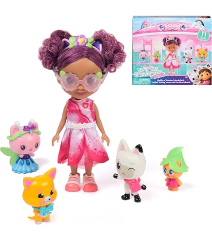 Figuras De Gabby's Dollhouse – Kuchi Y Cookie Bobby De La Película, Con Accesorios, Juguete De Rol Para Niños +3 Años