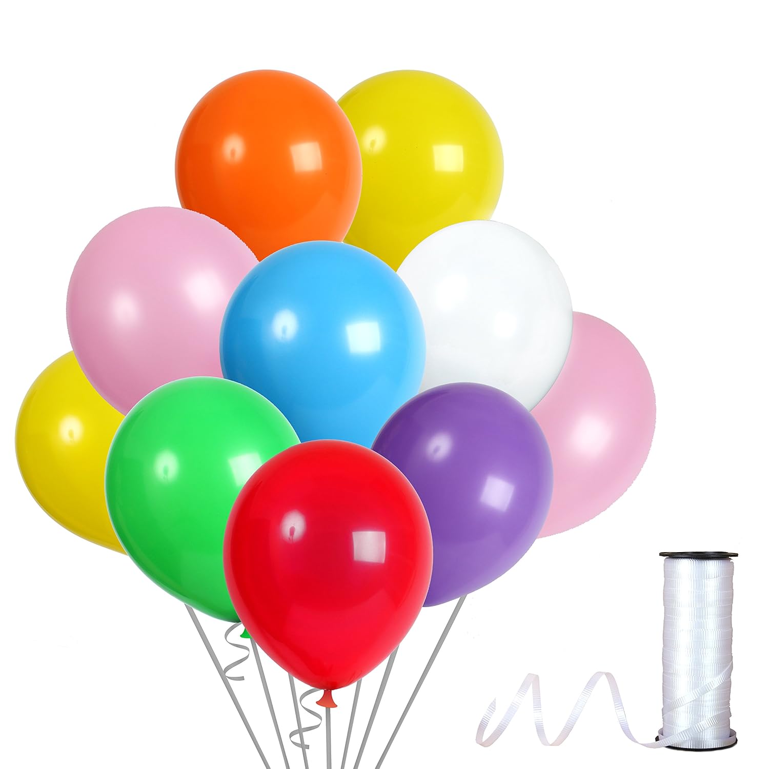 Treasures Gifted Rainbow Balloons Birthday Party in 12 Inch