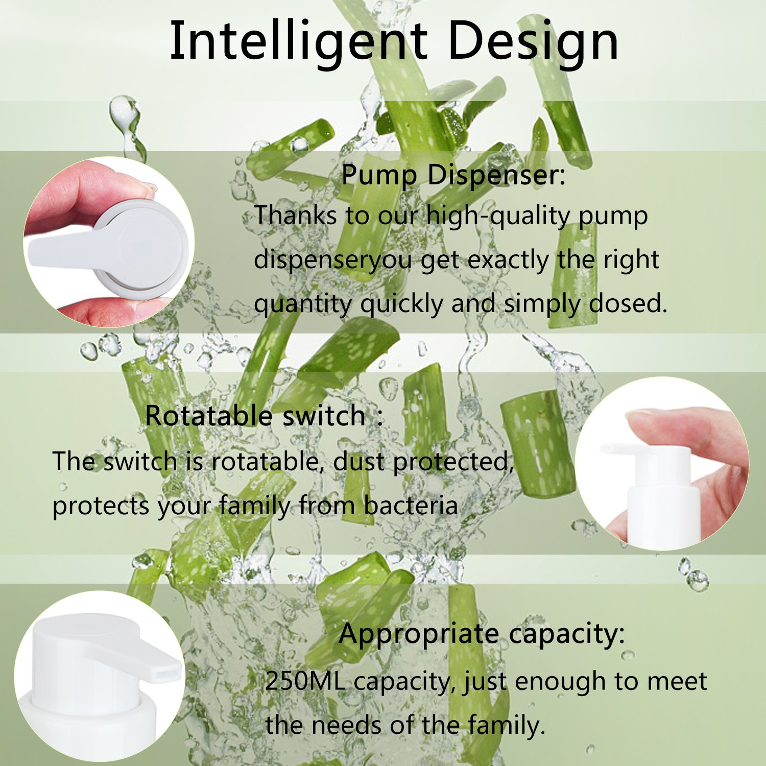 Betope Gel de Aloe Vera Pura, Aloe Vera 100 Puro Natural, Hidratante Gel Corporal y Facial, Cuidado After Sun/Calmar Después de la Depilación/Eliminar 250ml