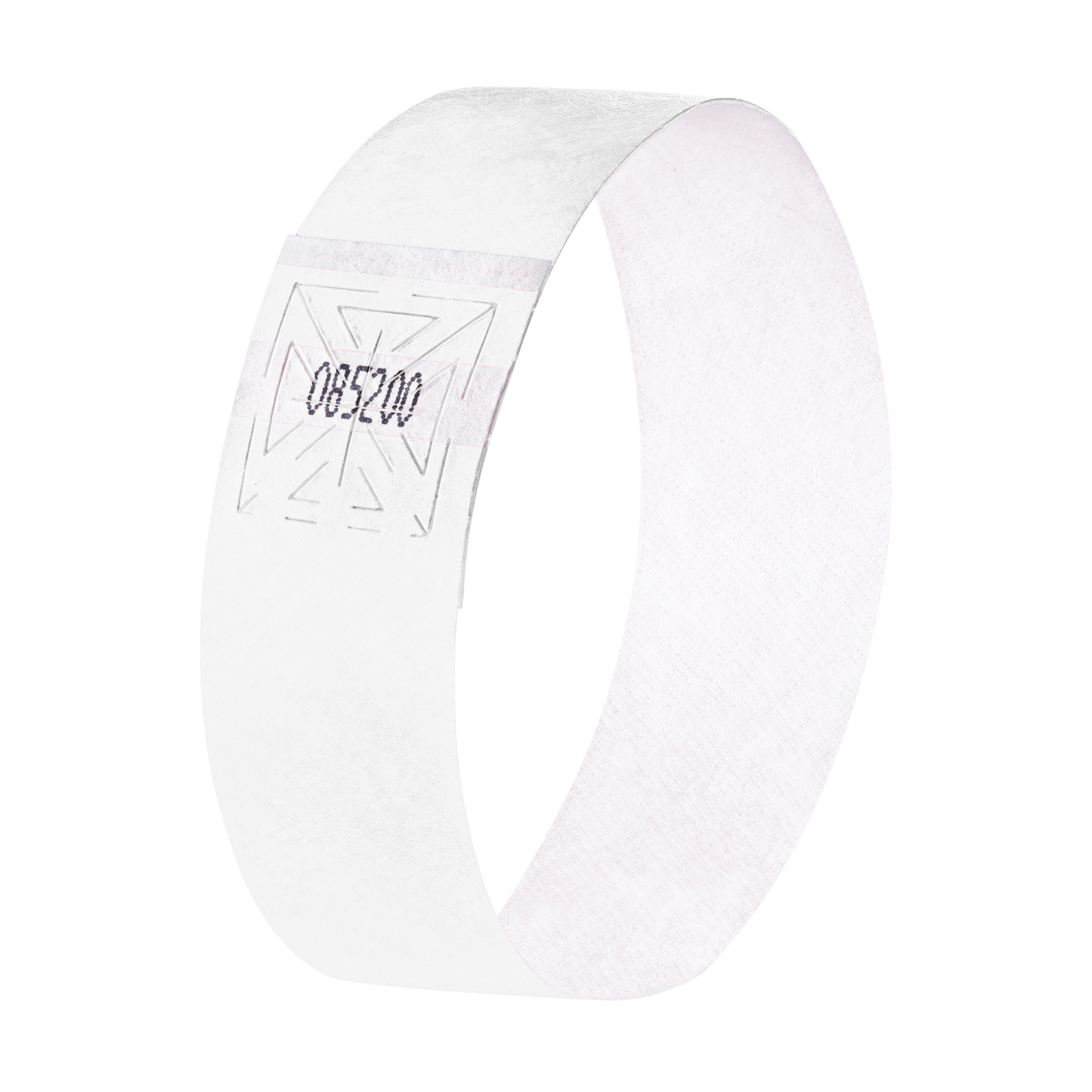 SIGEL EB216 Event Wristband, soft, 25.5 x 2.5 cm, White, 120 Pieces