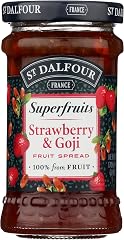 St Dalfour, Fruit Spread Superfruit Strawberry Goji, 6 Ounce
