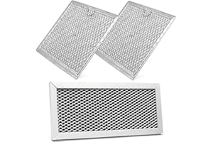 LISNHLIN Microwave Oven Charcoal and Grease Filter Kit Replacement for Samsung Model ME19R7041FS ME19R7041FS/AA ME19R7041FT ME19R7041FT/AA ME19R7041FB ME19R7041FB/AA