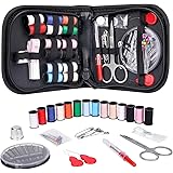 Coquimbo Sewing Kit for Traveler, Adults, Beginner, Emergency, DIY Sewing Supplies Organizer Filled with Scissors, Thimble, T