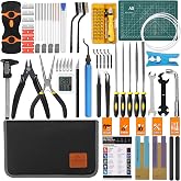 KENWQZI 70 PCS 3D Printer Tool Kit, 3D Printer Accessories &amp; Cleaning Kit | Digital Caliper &amp; Hygrometer | Double-Sided Oxford Case | Fits Most FDM Printers | Beginner Kit with Guide