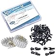 CQRobot 50 Sets / 300 Pieces 2.5 mm Pitch JST SM 2-Pin IC Sockets & Plugs Adapter Connector Male and Female Terminal, Crimp D