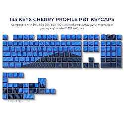 GMKWTL XVX Topograph Shine Through Keycaps, Double