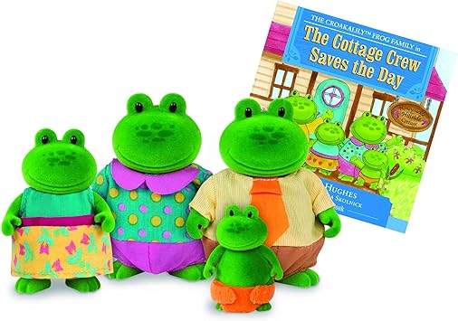 Amazon De Li L Woodzeez 6260 The Family With Storybook Croakalily Frog Familie Mit Geschichtenbuch Multi