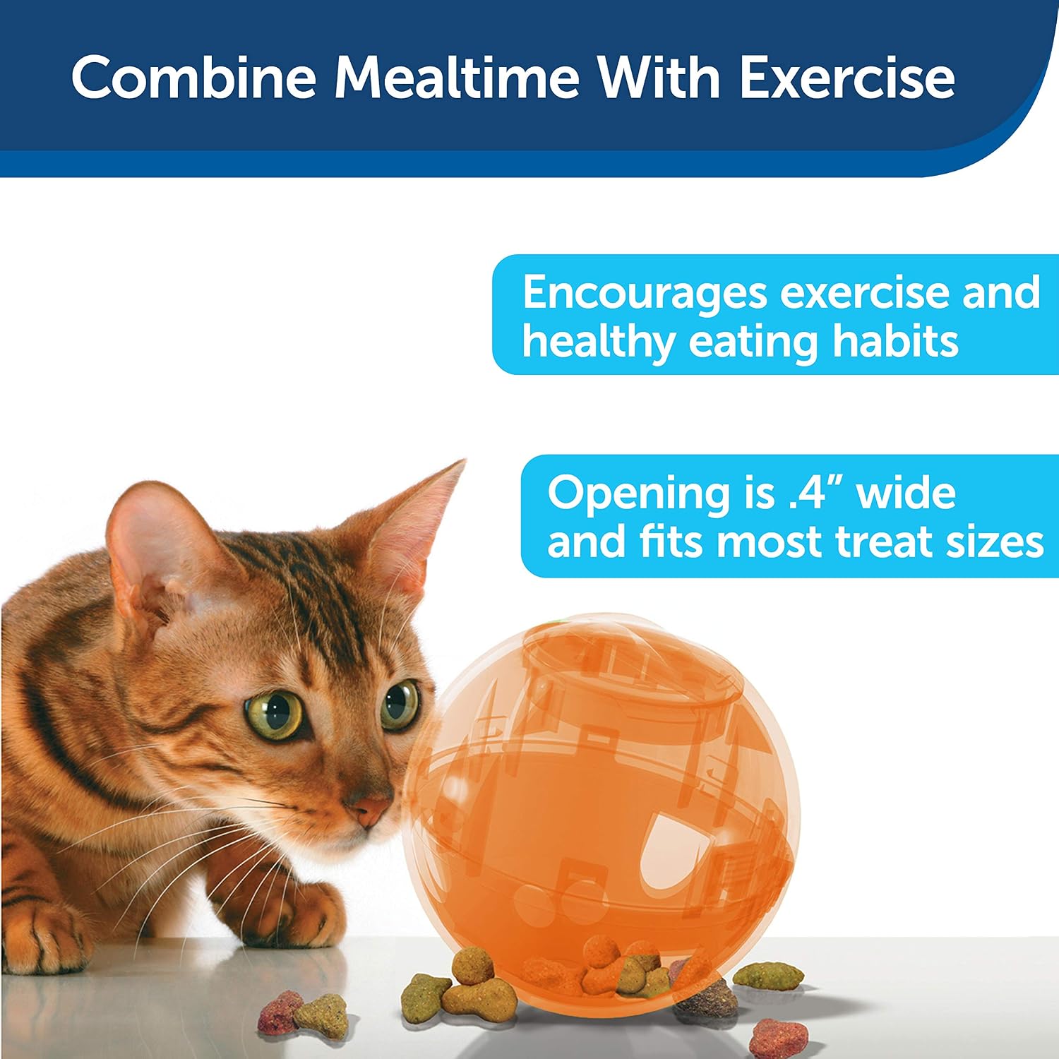 PetSafe SlimCat Interactive Feeder, includes Play with Mealtime, Adjustable Portions, BPA-Free Plastic - Image 5