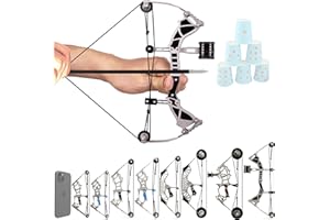 6"-16.5" Mini Compound Bow and Arrows Set for Archery Target Shooting Small Hunting Games Pocket Bow Survival Bow Gift LTH/RT