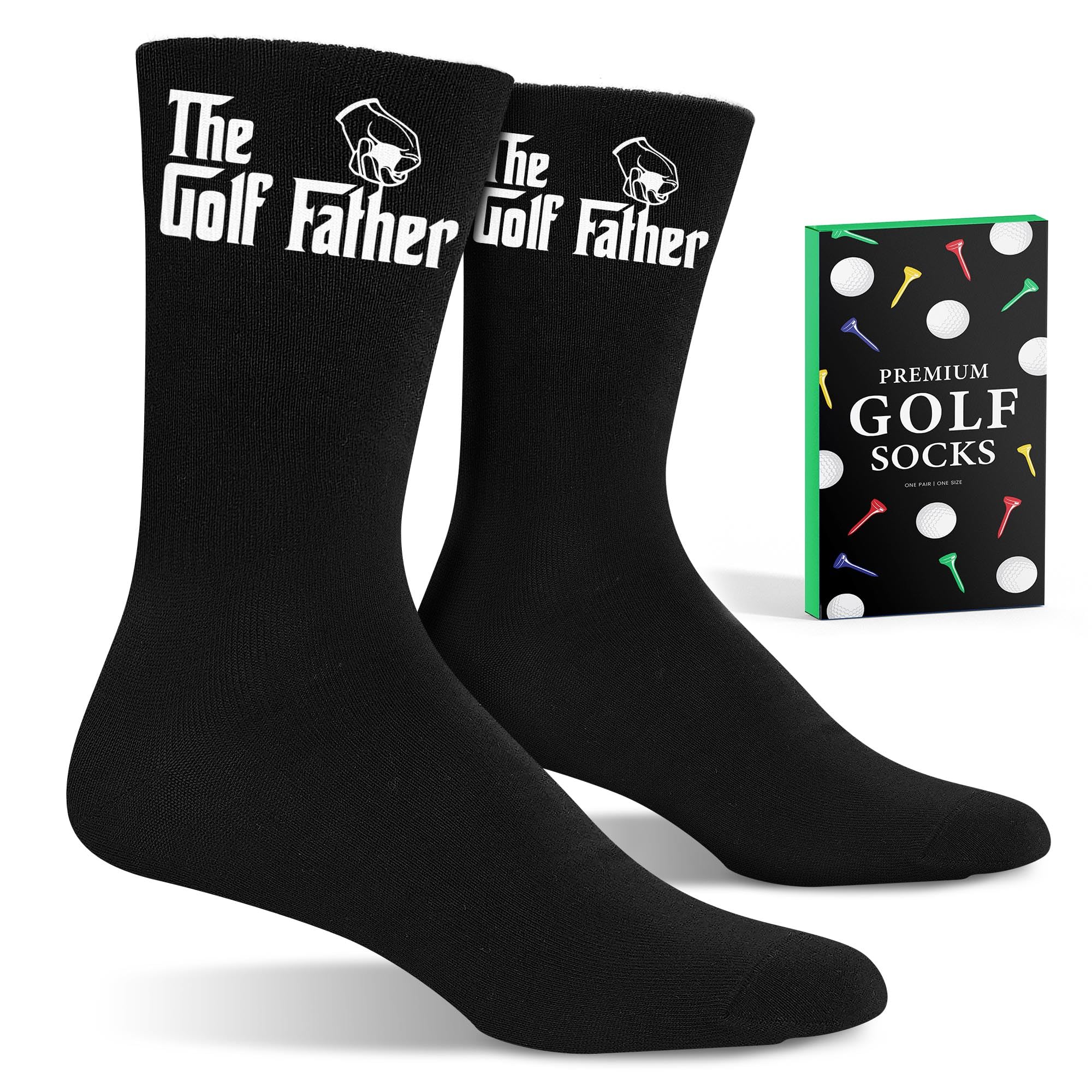 Photo 1 of VICRAZY Golf Gifts For Men – Funny Gifts for Golfers, Unique Funny Golf Socks for Golfers, Cool Stocking Stuffers, Christmas Gift for Dad, and Funny Father’s Day Present for Men and Dads