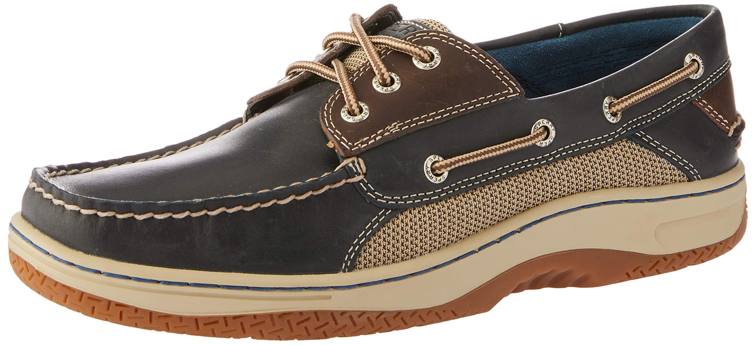 Sperry Men’s Billfish 3-eye Boat Shoe Navy/Brown 7.5 M