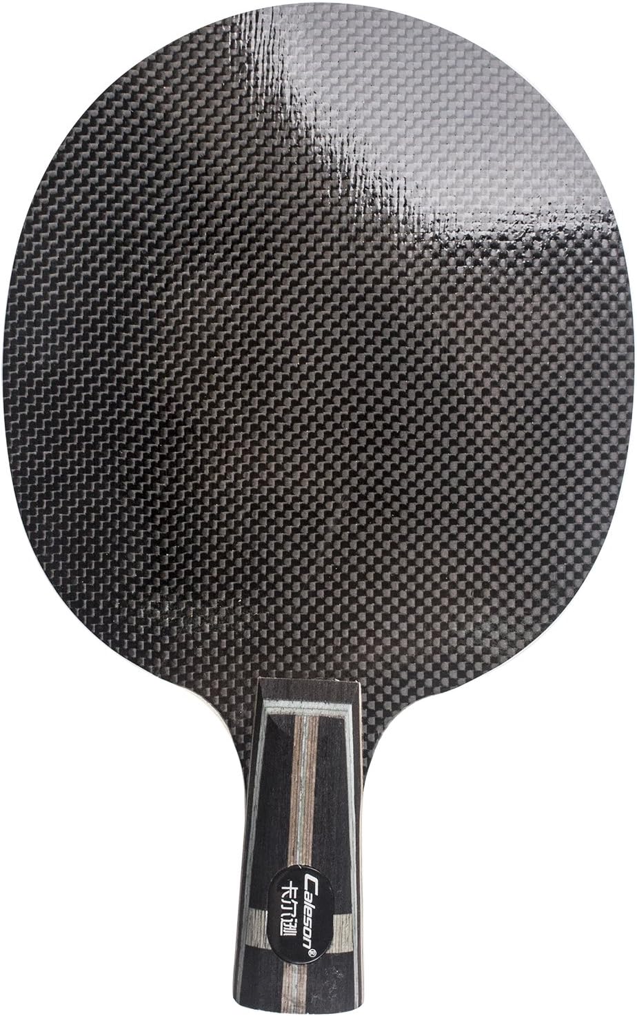 Caleson Two-Carbon-Weave-surface Table Tennis Blade,Pen-hold Grip