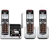 AT&T BL102-3 DECT 6.0 3-Handset Cordless Phone for Home with Answering Machine, Call Blocking, Caller ID Announcer, Audio Ass