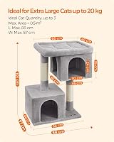 Feandrea Cat Tree Tower 101 cm XL for Cats up to 20 kg Large Perch view 7