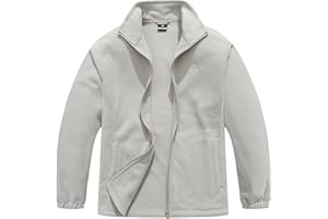 KAIDER Women's Plus Size Polar Fleece Jacket Lightweight Full Zip Soft Polar Classic Outdoor Recreation Jacket