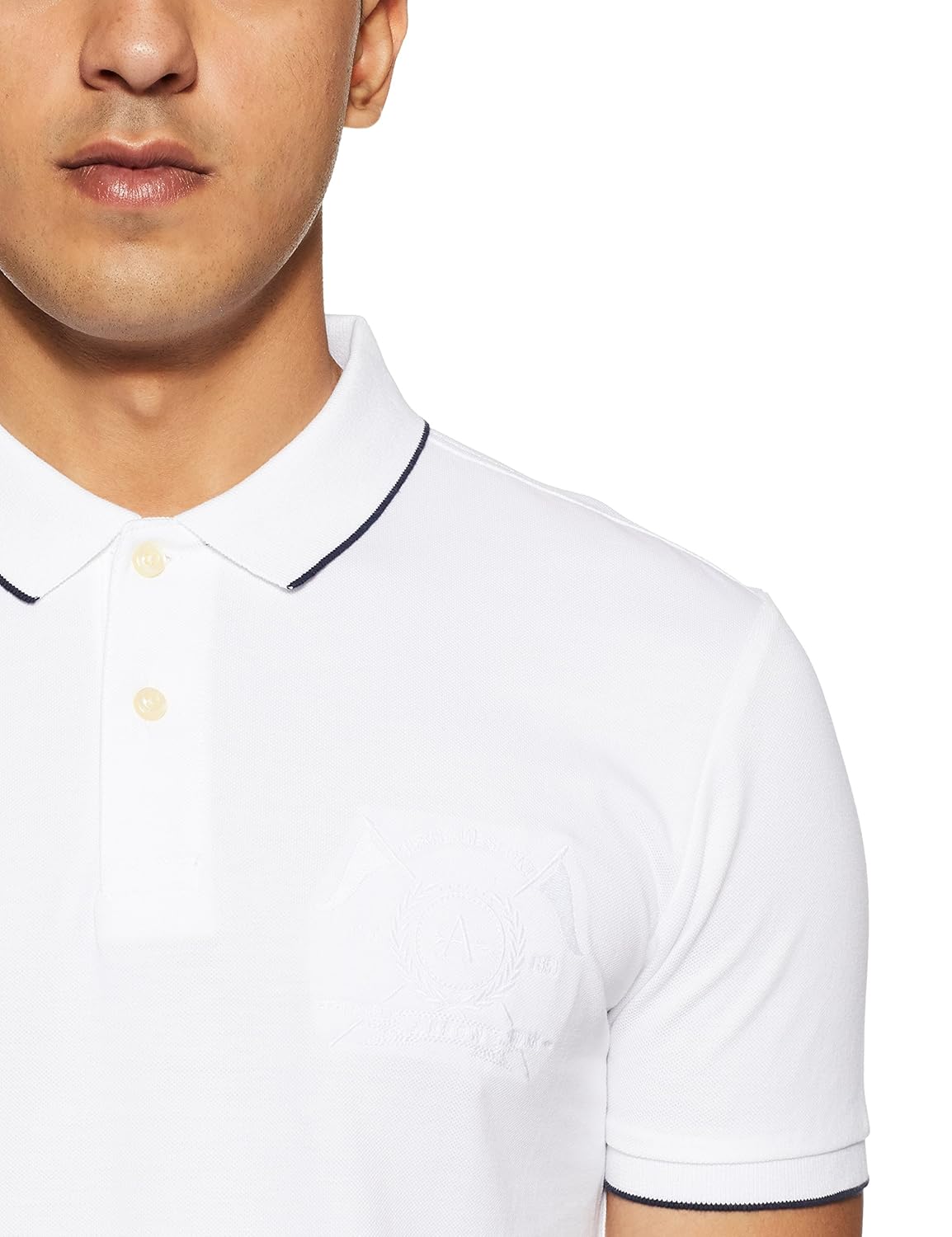 arrow sports men's solid regular fit t-shirt