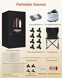 Infrared Sauna, Portable Steam Sauna Box with XL