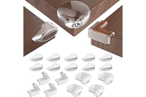 TEKEVISS Corner Protector for Baby, Protectors Guards(18 Pack) - Furniture Corner Guard & Edge Safety Bumpers - Baby Proof Bumper & Cushion to Cover Sharp Furniture & Table Edges - Clear and Transparent